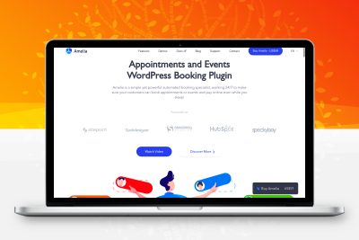 Amelia booking – WordPress企业级预订预约管理工具插件适合各行业