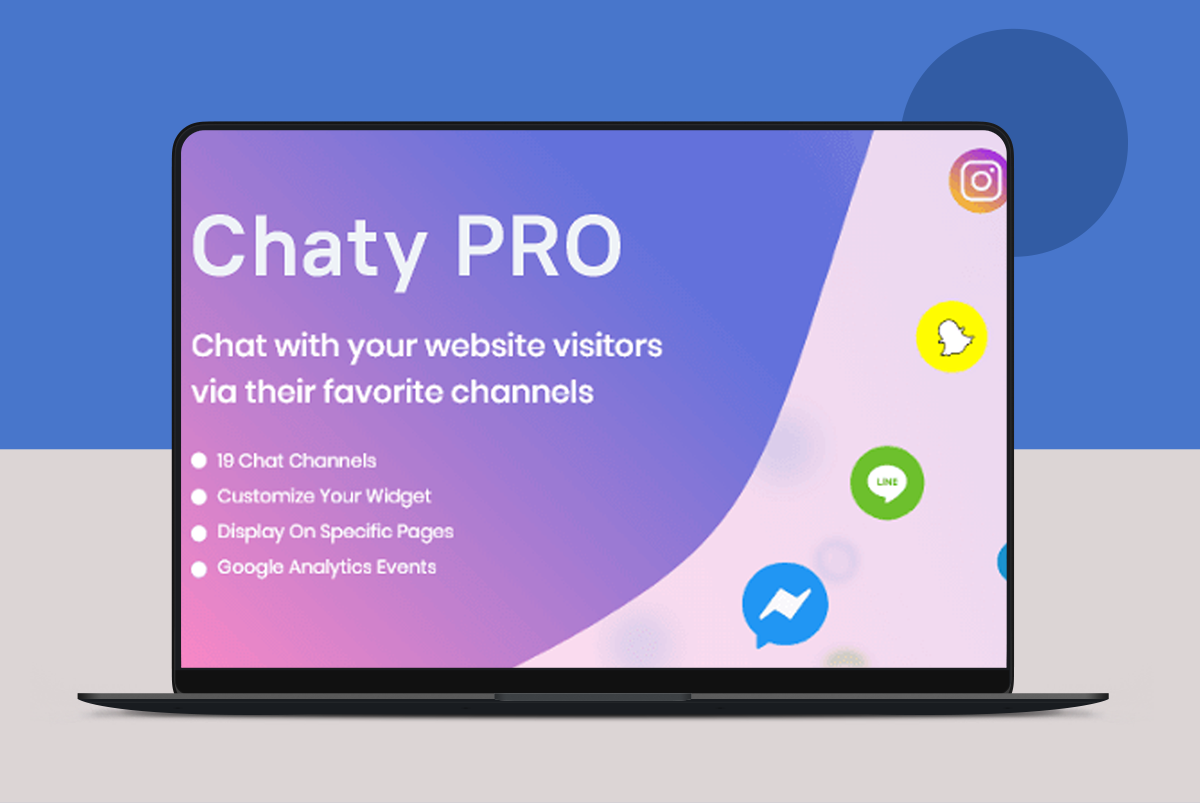 Chaty Pro – WordPress客服聊天多合一按钮工具插件支持所有主流IM