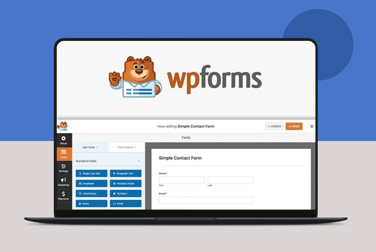 WPForms Pro – 拖放可视化的高级表单插件